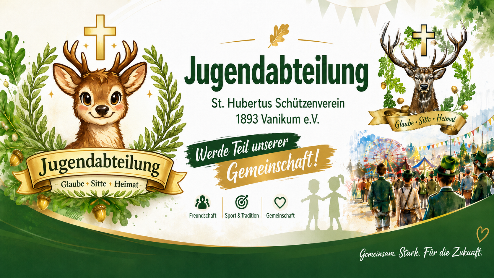 Jugendabteilung des St. Hubertus Schützenvereins Vanikum
